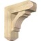 Ekena Millwork Merced Craftsman Rough Sawn Bracket w/ Offset Brace, Douglas Fir, 8"W x 24"D x 24"H BKT0806X24X24MRC04RDF - alternate 1